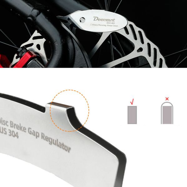 Disc du vélo de freinage de freinage Alignement Alignement Plaque d'outil Rotor de frein Empêcher le bruit pour DSC-02 DSC-031Cycling Pièces