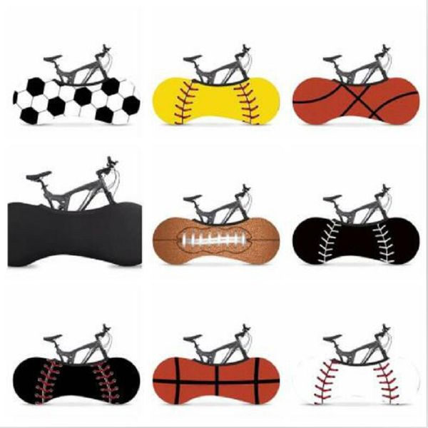 Couverture anti-poussière de vélo mode Sport basket-ball Football imprimé élastique moto vélo étui anti-poussière ensemble de prévention de la pluie WY336 ZWL