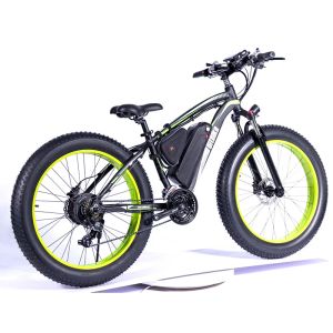 Bicycle E Dirt Bike Aluminium ALLIAGE LITHIUM BATTERIE BACK MOTINE SERNE 26 * 4,0 pouces Big Wheel Fat Tire Electric Bicycle