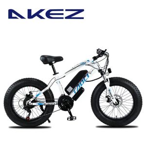 Fietsen Elektrische fiets Offroad Beach Power Electric Bicycle 20 Inch Fat Tyre 500W High Power Motor Snow Electric Bicycle