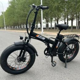 Bicycle Fat Tire Beach Cruiser Motorcycle électrique Lithium Batterie BICICLETA 20 pouces 48V 12A 500W MODE DE TIRE FAT