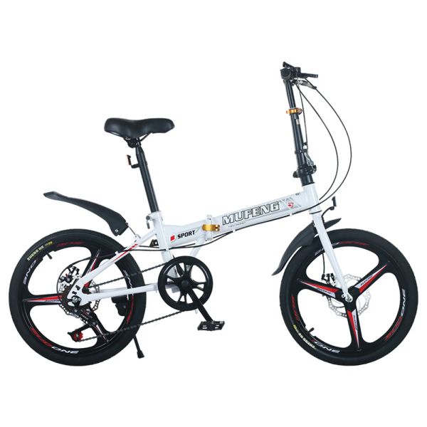 Bicycle Fold Bicycles Varie variable Bike 20 pouces ALDULT DISC frein portable One Piece / Spoke Wheel Household Commute