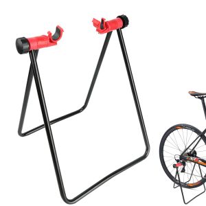 Bicycle pliant de plancher du sol de montagne triangle vertical stand en alliage en aluminium vélo en forme de stationnement en U Grople