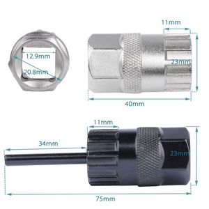 Extractor de piñón de rueda libre para bicicleta, 12 dientes, para carretera, MTB, cubo trasero, Cog, volante, Extractor de reacondicionamiento, herramientas de reparación de bicicletas