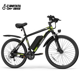 Bicycle IdotaTa Electric Bike 500W 48V 12.8AH Batterie Ebike AVANT ARRIÈRE DISC MÉCANIQUE DIST