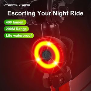 BICYCLE LUMIÈRE BATTERIE ARRIGHE ARRIÈRE LUT CULLET COURTHE STRONG FLASH FLASHING BICYLY BRAKE SATTENCE AVERTISSEMENT