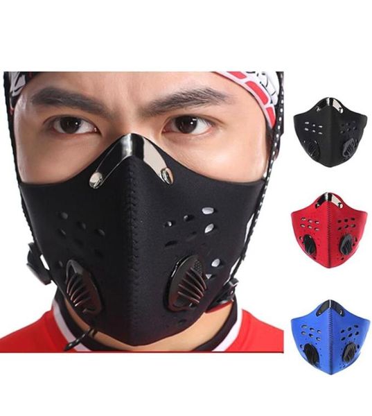 Máscara de bicicleta Máscara protectora de cara completa Máscaras de pintura antipolvo Aparato de respiración de escape de incendios de carbón activado 6828084