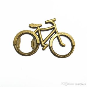 Fiets metalen bierflesopener schattige sleutel ringen voor fiets minnaar bruiloft verjaardag party cadeau fiets sleutelhanger gloednieuw