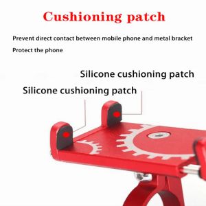 Fietsen telefoonhouder Mount Universal Mobile Phone GPS Metal Riding MTB Motorcycle Bike Stuur Antislip Clip Stand Bracket