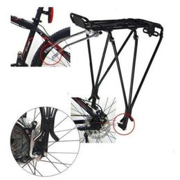 Racks à vélo à vélo à vélo en aluminium Mtb Aluminium Bicycle de vélo de bicyclette arrière Bracket de rack de bagages pour le frein à disque / V-frein accessoires