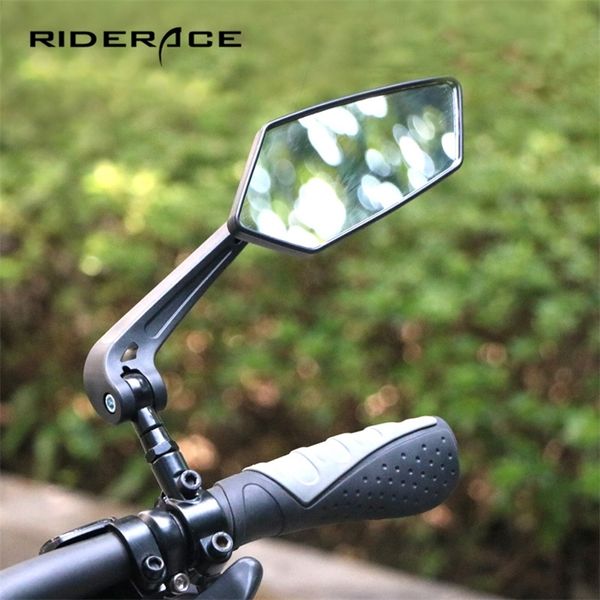 Vélo vue arrière vélo cyclisme clair large gamme vue arrière réflecteur guidon réglable gauche droite miroir 220728