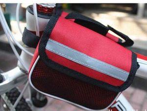 Bolsa de sillín para bicicleta de montaña y carretera, marco deportivo para ciclismo, tubo frontal, bolsa de doble cara, paquete de funda para llave de teléfono móvil