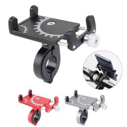 Bicycle Scooter Aluminum Alloy Mobile Phone Holder Mountain Bike Bracket Cell Phone Stand Cycling Accessories Mobile Holders