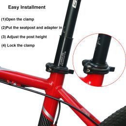 Bicycle Seatpost Shim Reducer Sleeve Bike Seat Post Adapter Converter 22.2 25.4 27.2/28.6/30/30.4/30.9/31.6/31.8/33.9/34.9/36