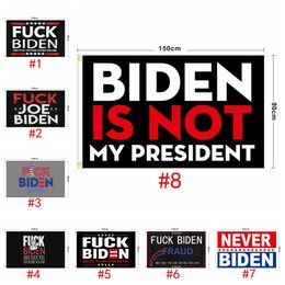 Biden Vlag 90 * 150cm Biden is niet mijn president Banner Gedrukt Biden Harris Polyester Flag Banner DHL Gratis verzending