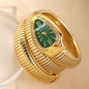 Bifanxi Snake Dames Fashion Creative Quartz Personaliseerde armband Watch