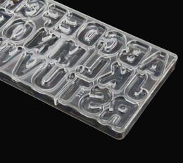grote 3D chocolade mallen letters cake pan moldes para chocolade mal DIY voor chocolade polycarbonaat5726902