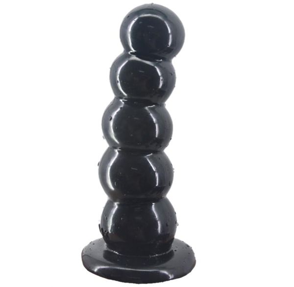 Big Anal consolador Strong Suction Cup 5 Beads Ball Buttug Toot Toys para mujeres Hombres Productos para adultos Sex Shop8336744