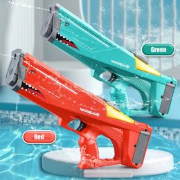 Groot automatisch waterpistool speelgoed elektrisch haaienwaterschieter hogedruk spray zomer zwembad feestspellen speelgoed voor chidren volwassene 240422