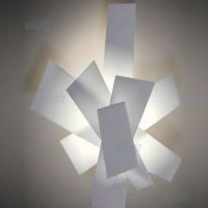 Lampe de plafond de big bang éclairage moderne de couleur blanc matériau métal matériau applique murale luminaire 318d