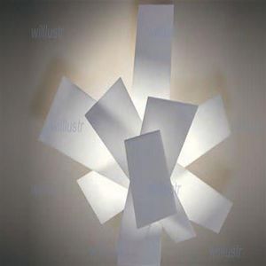 Big Bang plafondlamp modern ontwerpverlichting witte kleur metalen materiaal muur sconce licht 295W