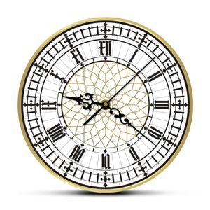 Big ben horloge contemporain moderne horloge murale rétro rétro silencieuse non tic-tac regarder l'anglais décoration intérieure Grande-Bretagne Londres cadeau x070223i