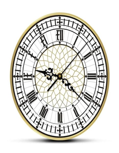 Big ben horloge contemporain moderne horloge murale rétro rétro silencieux non ticling murgurer l'anglais décoration intérieure Grande-Bretagne Londres cadeau lj205331975