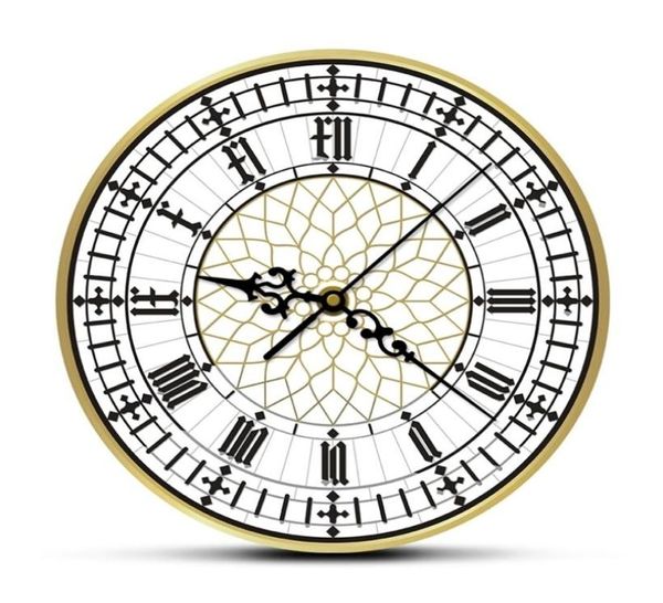 Big Ben horloge contemporain moderne horloge murale rétro rétro silencieux non ticling murgurer l'anglais décoration intérieure Grande-Bretagne Londres cadeau lj208809751
