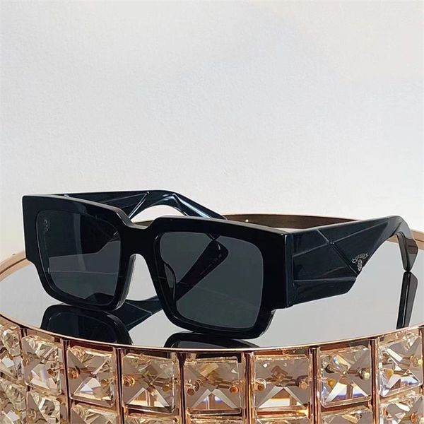 Gafas de sol grandes con montura negra para hombre, gafas de sol de diseñador de lujo con caja para mujer, gafas cuadradas de verano Adumbral polarizadas a prueba de Uv