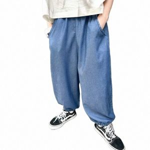 Grote Jongen Jeans Voor Kinderen Kinderkleding 10 12 Jaar Kinderen Broeken Jongens Broek Jongen Kind Baggy Zomer kleding Tiener V1Ul #