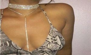 Big Brand Fashion Full Diamond Chocker Bling Party Flash Necklace Woman Charm Jewelry HiHop Jewelr1456848