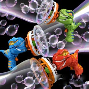 Big Bubble Machine Géant Dinosaur Bubble Blower Bulles amusantes dans Bubble Maker Enfants Bubble Gun Jouets de plein air Cadeaux d'anniversaire pour garçons 231226