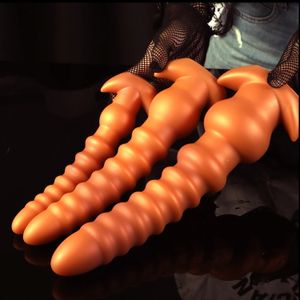 Grote buttplug siliconen anale plug anale kralen buttplug erotisch product voor volwassen games prostaat massager sex speelgoed voor vrouw mannen gay 240425