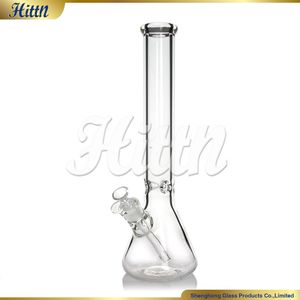 Pipe d'eau en verre en verre transparent lourd 16 '' 7 mm en verre d'épaisseur Bong 14 mm Ice de joint mâle cather fumant pipe à eau 420