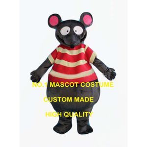 Big Dack Gray Mouse Mascot Costume de taille adulte Rat Rat Costumes Anime Costumes Carnaval Fancy Disch Kits Suit 2571 Costumes de mascotte