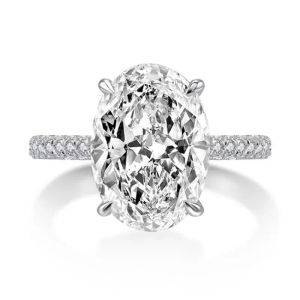 Big Diamond Stone Ring Vintage Designer Ring Engagement Bands de bague de mariage pour femmes Bling Jewelry Elegant Dinger Rings #