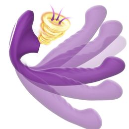 Gros gode sucer vibrateurs sexe oral Clitoris stimulation vibrante érotique masturbation féminine jouets sexuels pour femme flirtant 240130