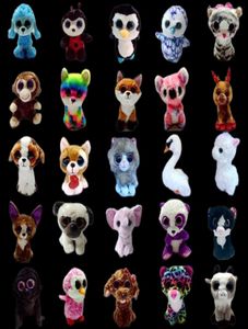 Grote ogen pluche speelgoed kawaii knuffel dieren kleine zeehonden pinguïn dog cat panda muis pop voor kinderen039s speelgoed kerstcadeaus6068992
