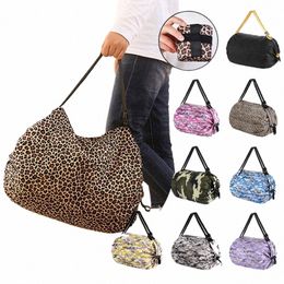 Grand sac de magasin pliable pliable sac d'épicerie réutilisable portable une épaule sac à main pour voyage épicerie supermarché sac fourre-tout l5R0 #