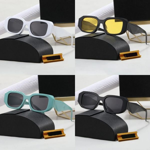 Lunettes de soleil de luxe claires pour femmes, vintage, conduite lentes de sol, lunettes de soleil de styliste, lettre triangulaire élégante ga021