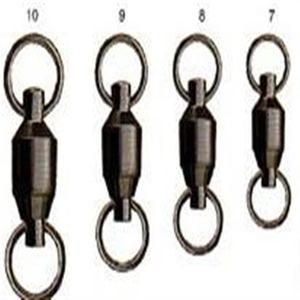 Big Game Fishing Ball Lager Swivel Solid Ring Swivel 50 stcs Bag302H