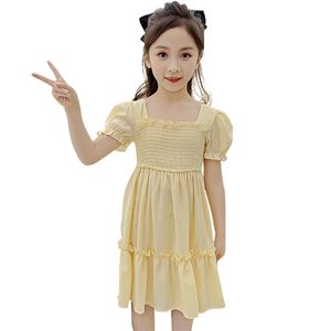 Grande fille robe volants fête Style décontracté enfants es Costume d'été 6 8 10 12 14 210527