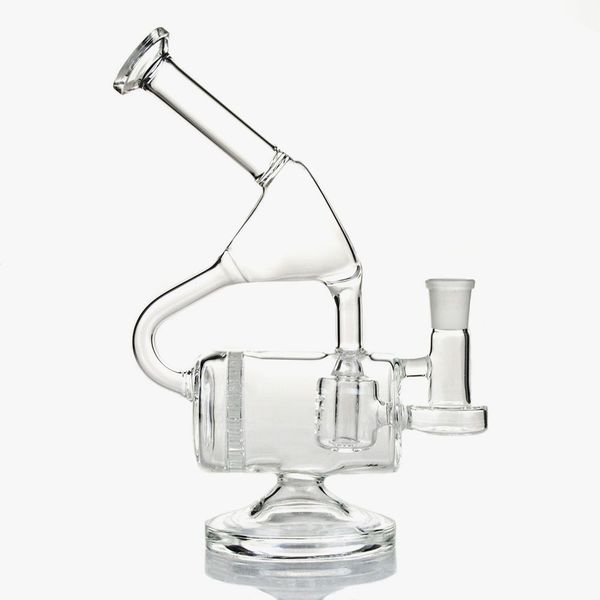 Gros verre Bong clair narguilés 9 