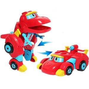 Grand Gogo Dino ABS déformation avion avec figurines sonores REXPINGTOMO Transformation dinosaure jouets pour enfants 231220