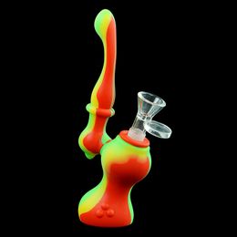 Big Gourd Hookah Draagbare Silicone Smoking Set Olie Rig Bong Pipe Tobacco Pipes