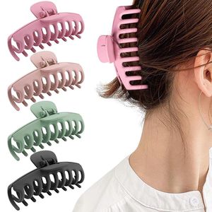 Grandes pinces à cheveux pour femmes filles en plastique acrylique grande taille pince à cheveux crabe épingles à cheveux Barrette chapeaux accessoires de cheveux