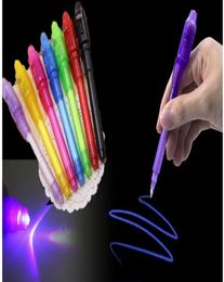 Big Head Luminous Light Pen Magic Purple 2 in 1 UV Black Light Combo Dessin Invisible Ink Pen Learning Education Toys for Child5184157