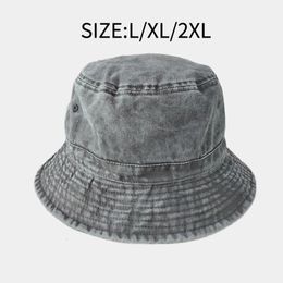 Big Head Plus taille du chapeau pour hommes pour hommes coton pur panama pêcheur de pêcheur