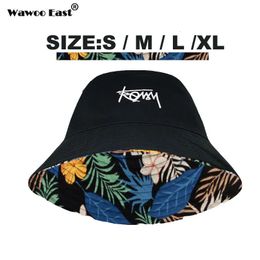 Chapeau de pêcheur de grande taille pour hommes, réversible, hawaïen coréen, chapeaux d'automne décontractés, Panama, Bob Hip hop, seau, casquettes pour hommes 240102