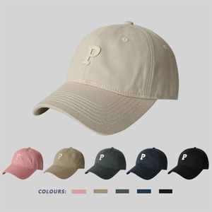 Grosse tête femmes hommes P grande taille casquette de Baseball coton maille camionneur chapeau grande taille chapeaux de soleil 55-59 cm 60-65 cm 5 couleurs M L 220517